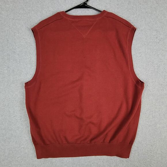 Tommy Hilfiger Mens Sweater Vest Size Large V Neck - Picture 2 of 8